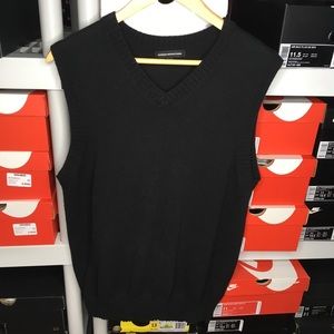 Express design studio sweater vest men M black